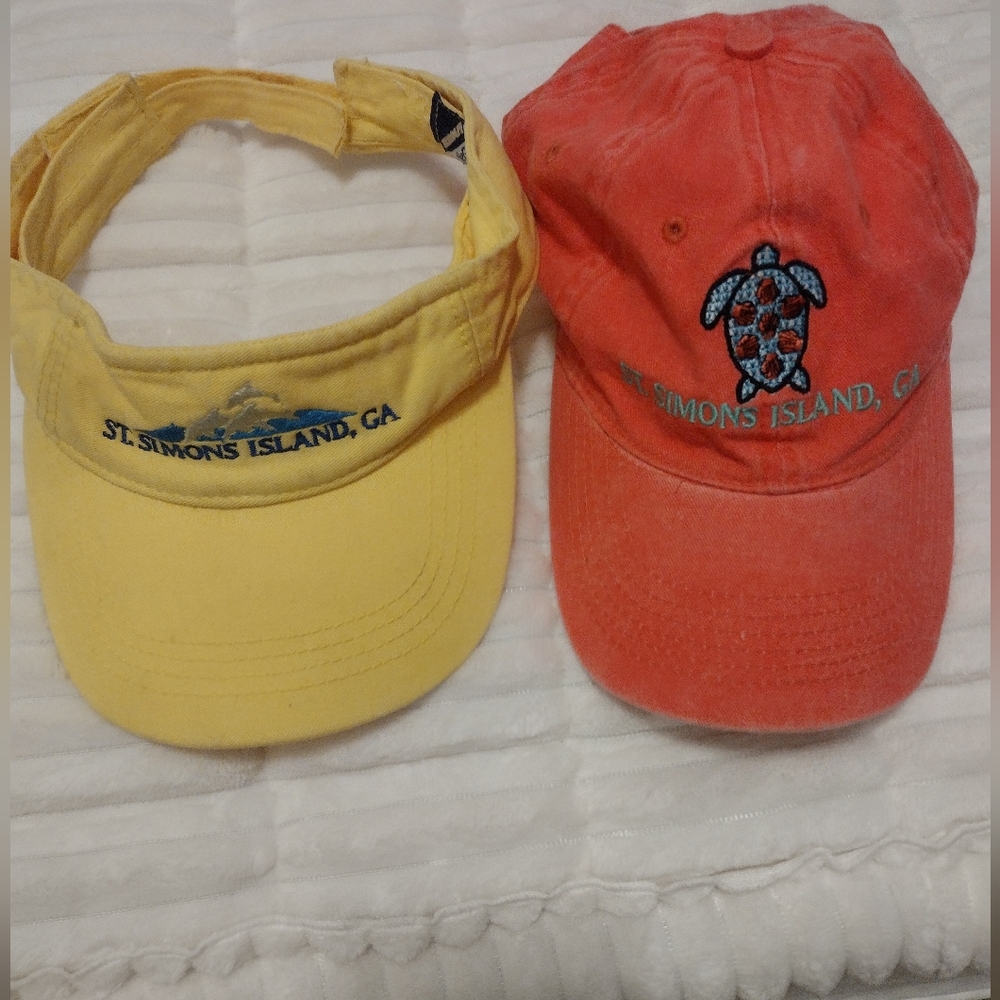 🌊Lot of 2: St Simons Island Ga Hats